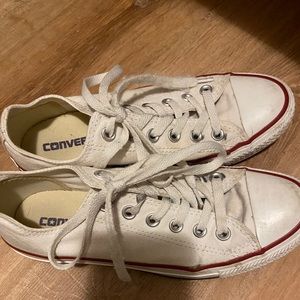 Women’s white converse